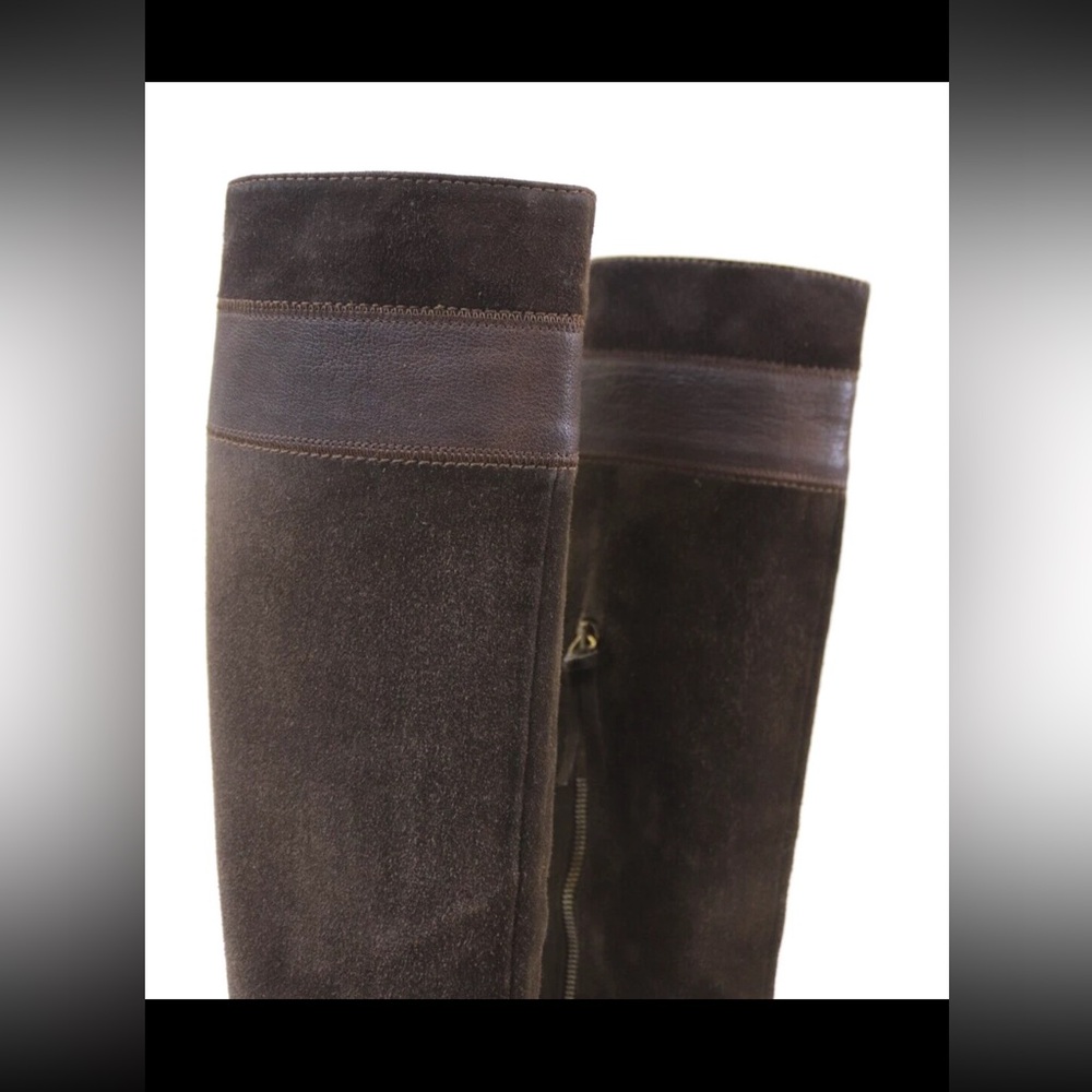 MIU MIU Miuccia Prada Boots Western Cowboy Suede Leather size 10.5/40.5 - Picture 14 of 16
